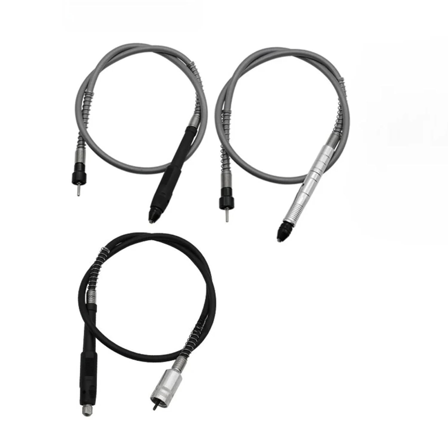1PC Flexible Shaft Extension Cable with Rotating Chuck for Electric Grinder Engraving Machine Grinding Drilling Polish(C)