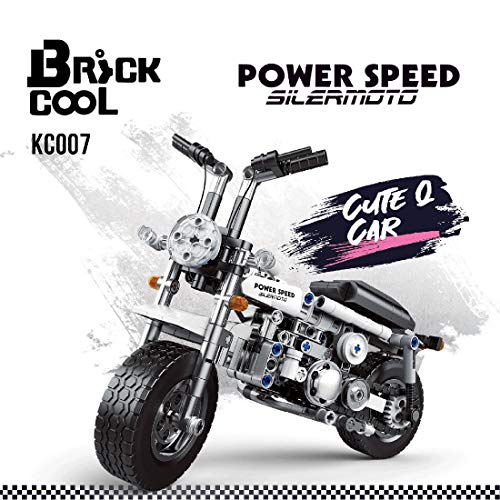 TRCS Technik Bausteine Motorrad Modell, Supermotorrad Konstruktionsspielzeug 441 Teile Klemmbausteine Kompatibel mit… – Bild 3