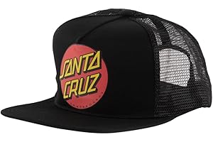 Trendy Mesh Back Trucker Hat - Classic Dot Pattern Skate Hat