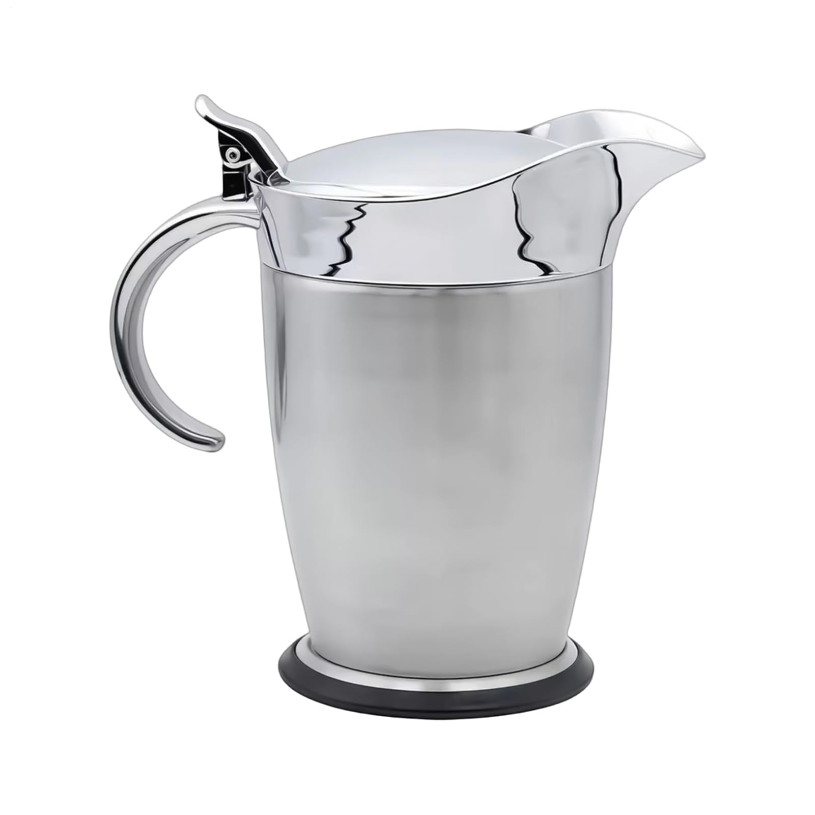 Distributeur de sirop 750 ml avec couvercle bouteille sauce à large goulot isolé
