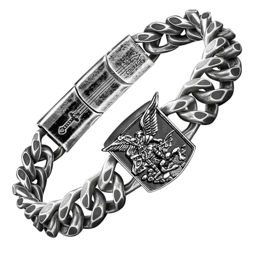 Pulsera free-space San Miguel Arcángel para hombre miniatura 1