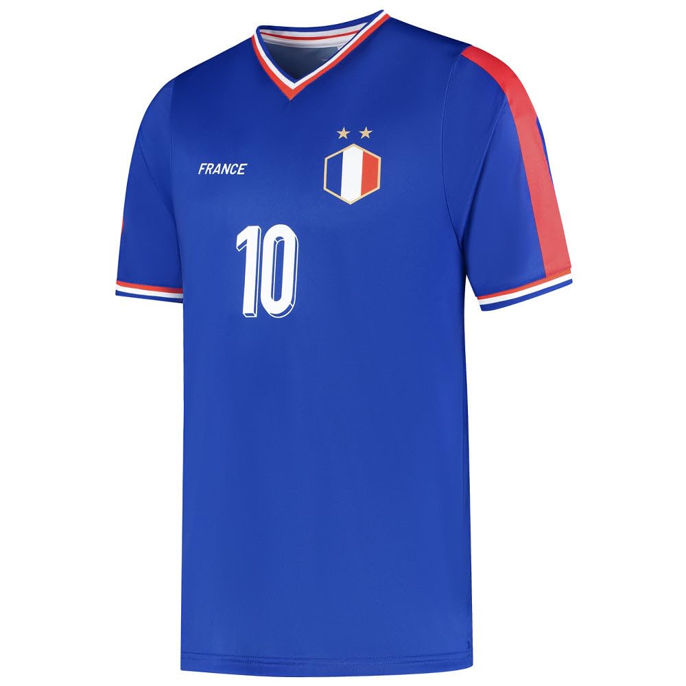 Frankreich Fußball Trikot Set Mbappe Heim - Kinder und Erwachsene - Jungen - Sportsachen - Geschenk - Sport t Shirt - Sportbekleidung - Größe XL
