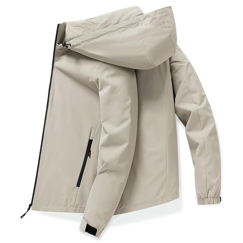 Veste coupe-vent homme à capuche décontractée pour le printemps