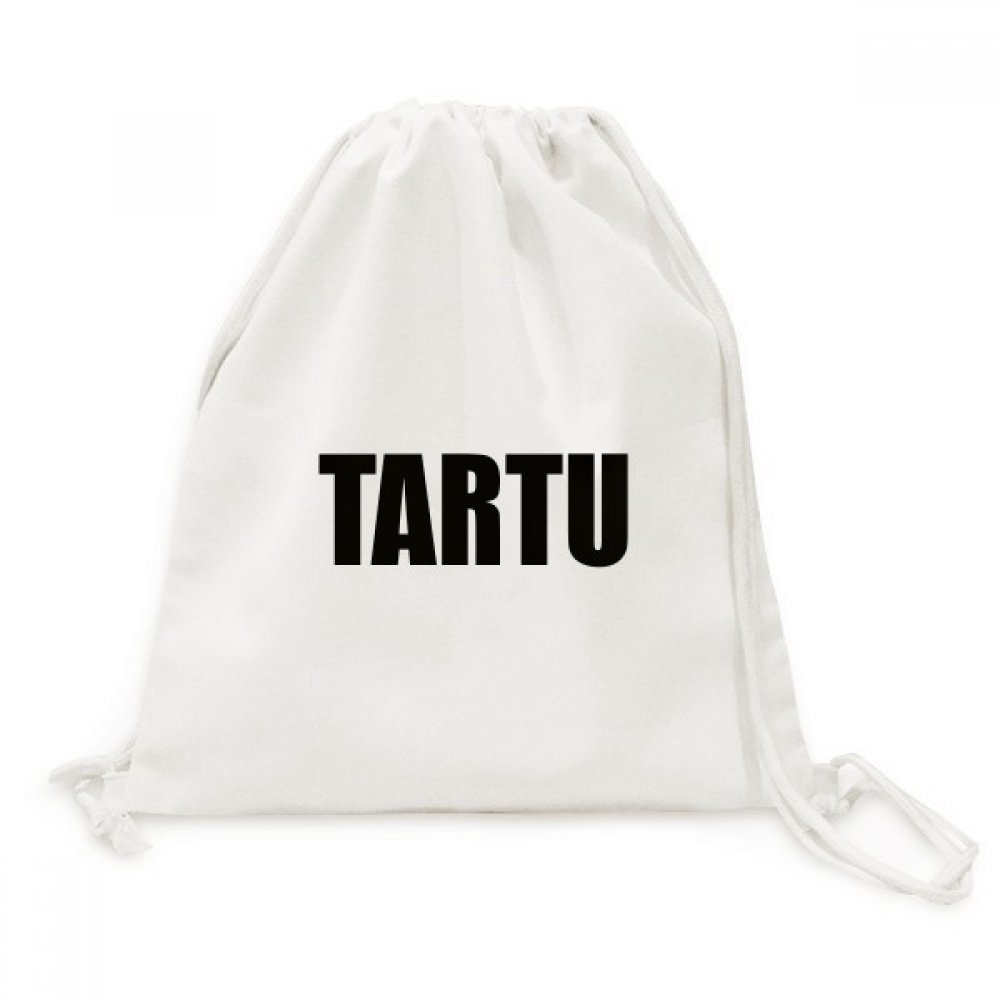 Toile drawstring backpack Tartu Estonie sac à dos original - 5