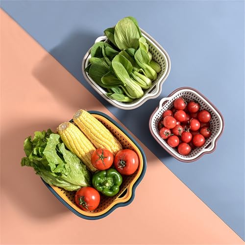 6 Pack Space-Saving Collapsible Colander for Kitchen Fruits Vegetables - image 4
