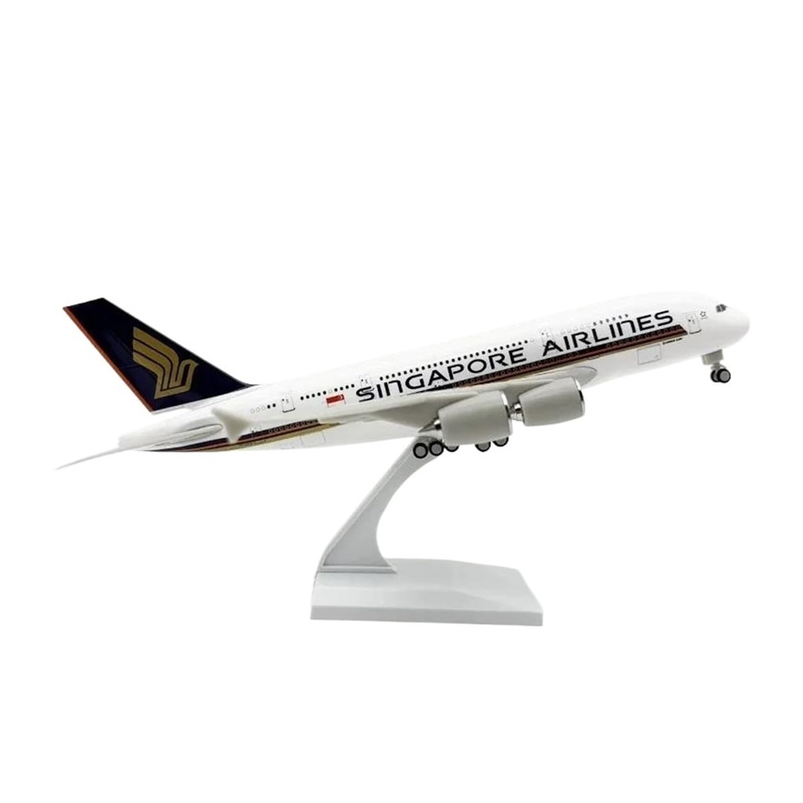 XJBTBA 1/240 dla A380 żywiczny model samolotu z kołami Mini samolot kreatywne dekoracje kolekcja miniaturowy zestaw Hobby