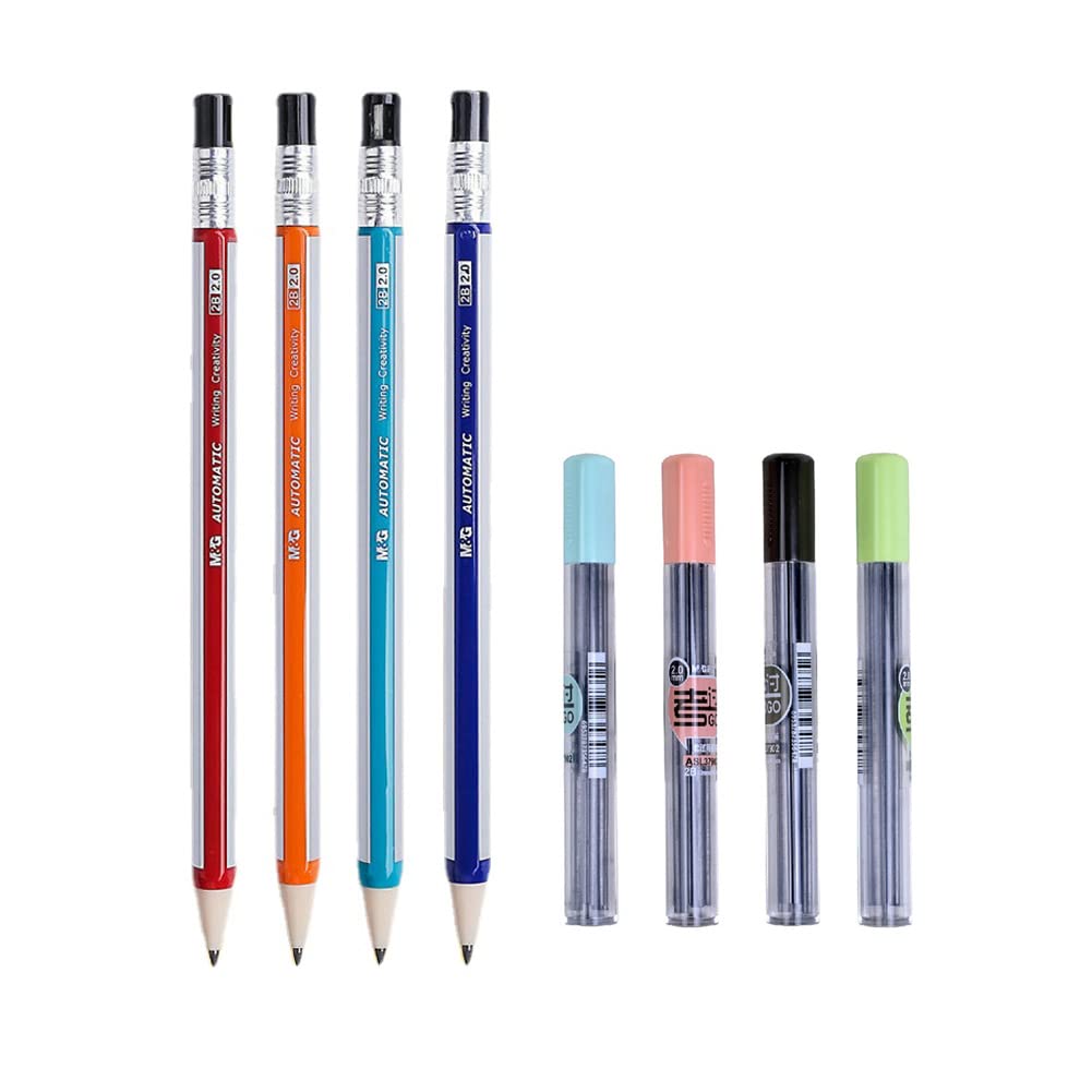 Amazon.co.jp: 2.0mm クリエイティブシャープペンシル 2B 芯セット