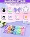 450PCS FIVEIZERO Assorted Acrylic Beads for Bracelet Making, Flower Star Heart Butterfly Candy Gummy Bear Kawaii Aesthetic Cute Beads for Jewelry Making, Keychains, Necklace, Phone Charms, DIY Crafts