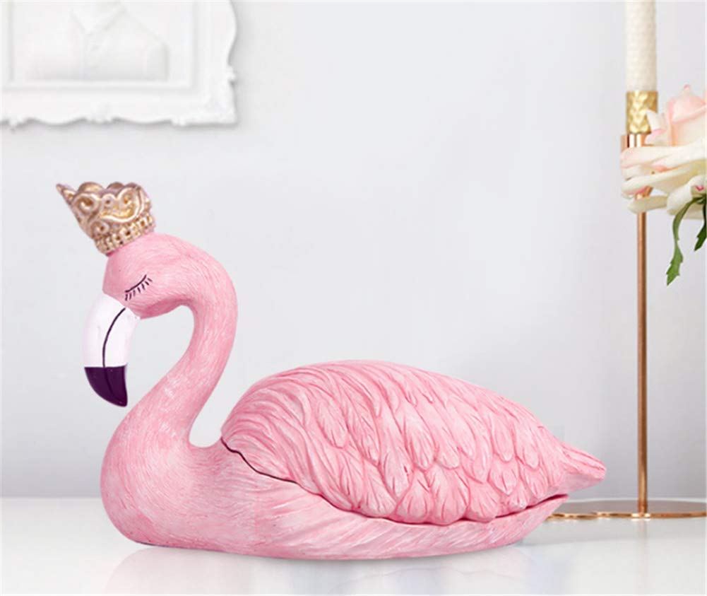 Boîte à dents Molinter en résine pour ranger les dents de la Souvenirbox Flamingo Boîte à dents Organiseur pour stockage de bébé