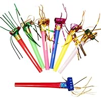 Reccisokz 30 Piezas Trompeta De Fiesta De Cumpleaños,Silbato De