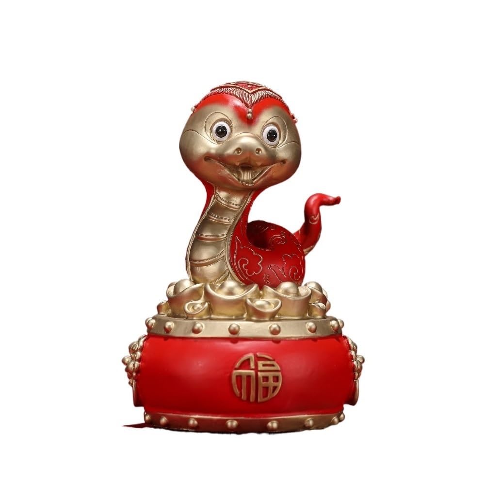 Biurko Biurko Mosiężny Wąż Ornament Dom Rzemiosło Dekoracja Ciekawostka Półka