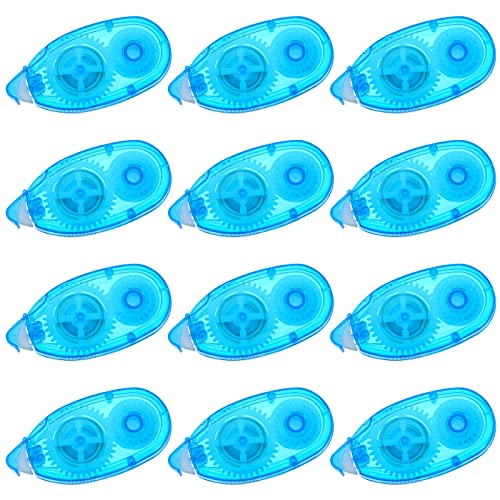 12 Pack Double Sided Adhesive Scrapbook Runner Tape Roller Glue Runner