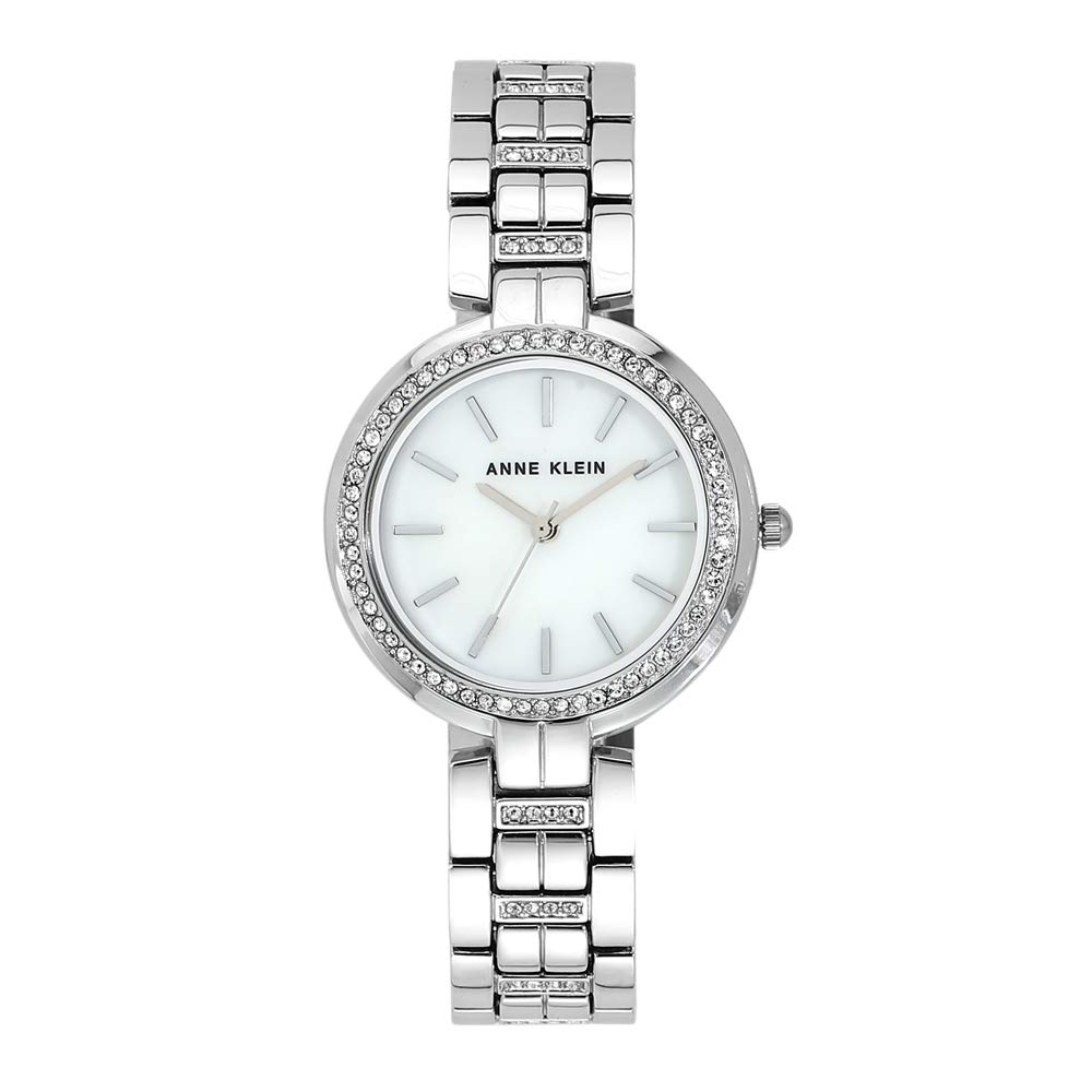 Anne Klein New York Analog Womens White Dial Silver Colored Strap Watch -NCAK2969MPSV (B07D5TQ83N) Amazon Price History, Amazon Price Tracker