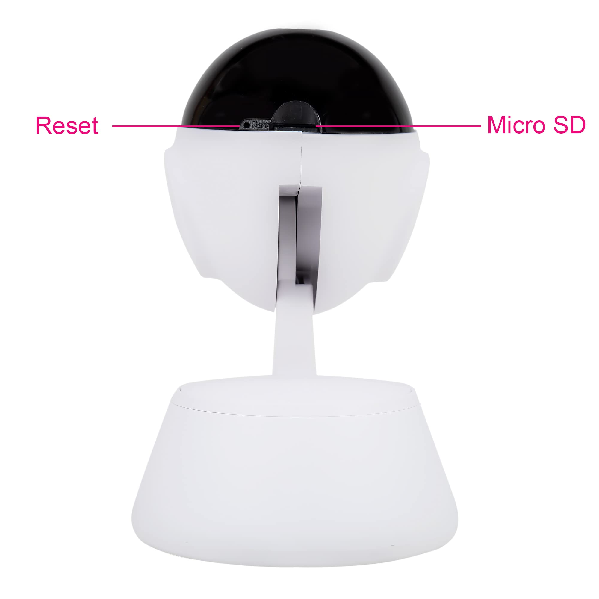 Kamera do monitoringu wideo PNI IP720LR 1080P 2 MP z bezprzewodową kamerą P2P PTZ, gniazdo karty microSD