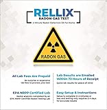 Radon Gas Test Kit for Home - Easy Radon Gas Detector for Air Quality Monitor - Short Term, 2-4 Day Results - EPA Approved Method - Lab Fees Included - Keep Your Family Safe
