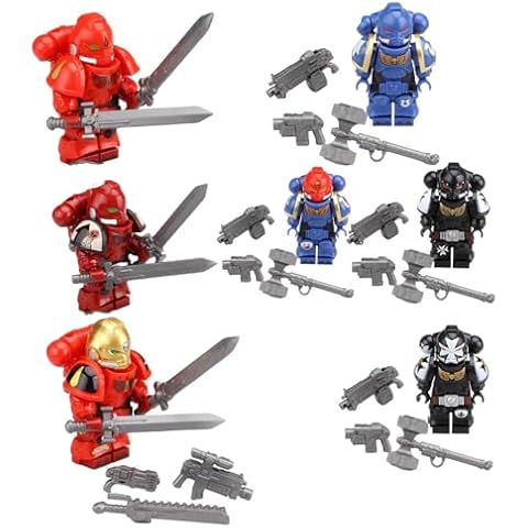 Gerrit 7Pcs Mini Figures Action Science-Fiction Theme Figures Building Set for Man Fans., BR782 Cover