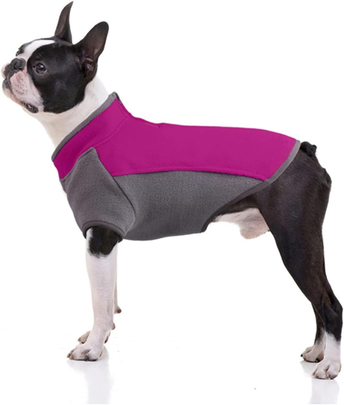 Dog Pullover, Elastic Dog Sweater with Zipper, Stylish Dog Sweatshirt Shirt Dog Hoodie with Soft Fleece for Small Medium Large Dogs
