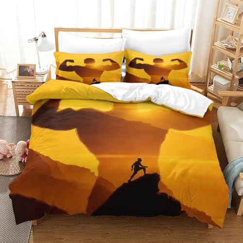 Housse de couette cheval mythique hypoallergénique lit 2 p - 3