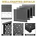 Ultrawall Metal Pegboard Panels, Pegboard Wall Organizer, Black Peg Boards for Wall, Garage Tool Storage Organization, 12