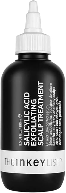 The INKEY List 2% Salicylic Acid Exfoliating Scalp Treatment to Reduce Flakes Itchiness and Control Oiliness 150ml