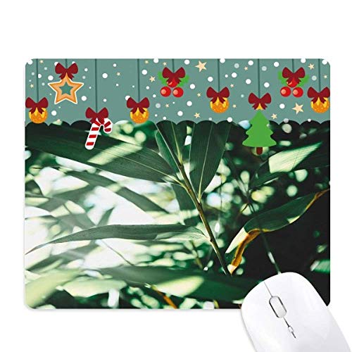 Tapis de souris motif feuilles vertes pour éviter la fatigue