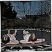 Mikinona Trampoline Safety Net for Poles Outdoor Enclosure Anti-Fall Barrier with High-Strength Material Easy Installation for Trampoline Supplies