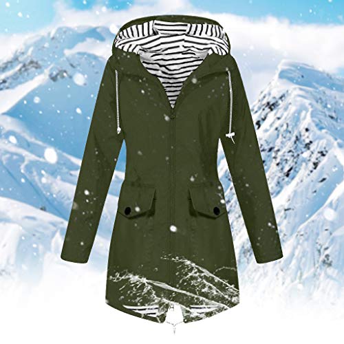 Abrigo impermeable con capucha para mujer que protege tus viajes diarios 3