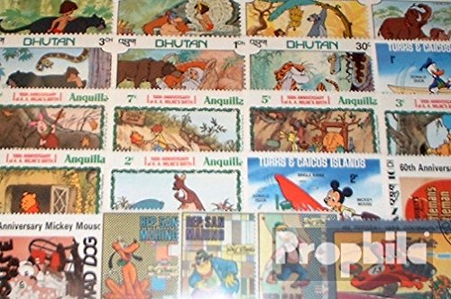 Timbres pour les collectionneurs : 100 timbres divers comics et bandes dessinées rares