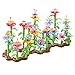 Produktbild Steckspiel Blume Garten Blumengarten Kinder Spielzeug, Lernspielzeug Auf Sicherheit Für Kinder Getestet Tolles Lernspielzeug Für Jungen Und Mädchen 104 Stück Unterschiedlichen Steckteilen