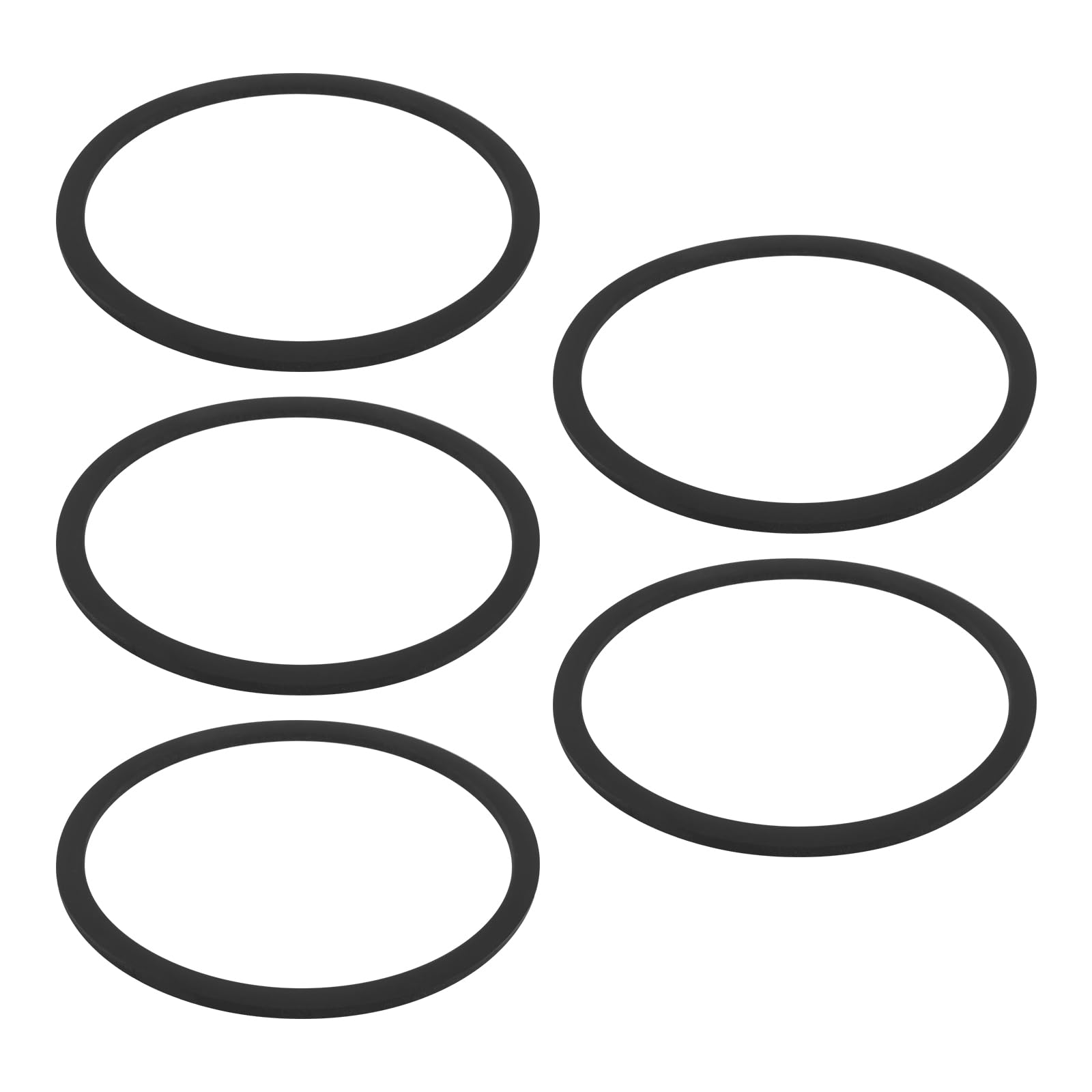 LT Easiyl 5pcs Burner Cap Gasket Compatible with Cramer Compatible with Dometic Stainless Steel Built-in Cooker Black (59x52x1.5mm)