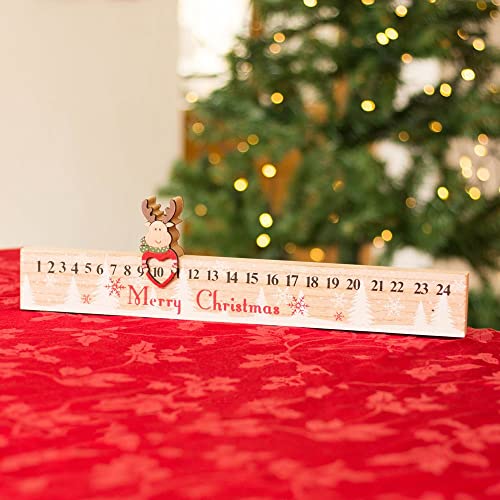 Heaven Sends Calendrier de l'Avent Rudolf Slider | Décoration fantaisie en bois Cover