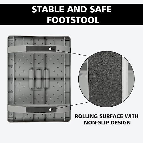 CZZXI Rocking Foot Rest for Under Desk At Work, Comfortable Foot Stool Ergonomic Footrest with Foot Massage Feet Stand for Office & Home - Thumbnail 7