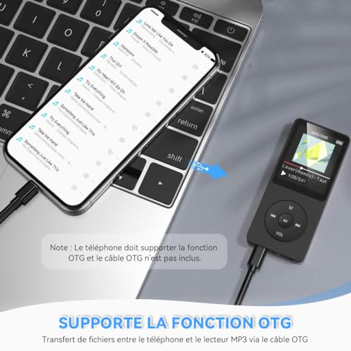 Image of AGPTEK MP3 Player, 32 GB Lossless MP3 with 1.8 Inch Screen