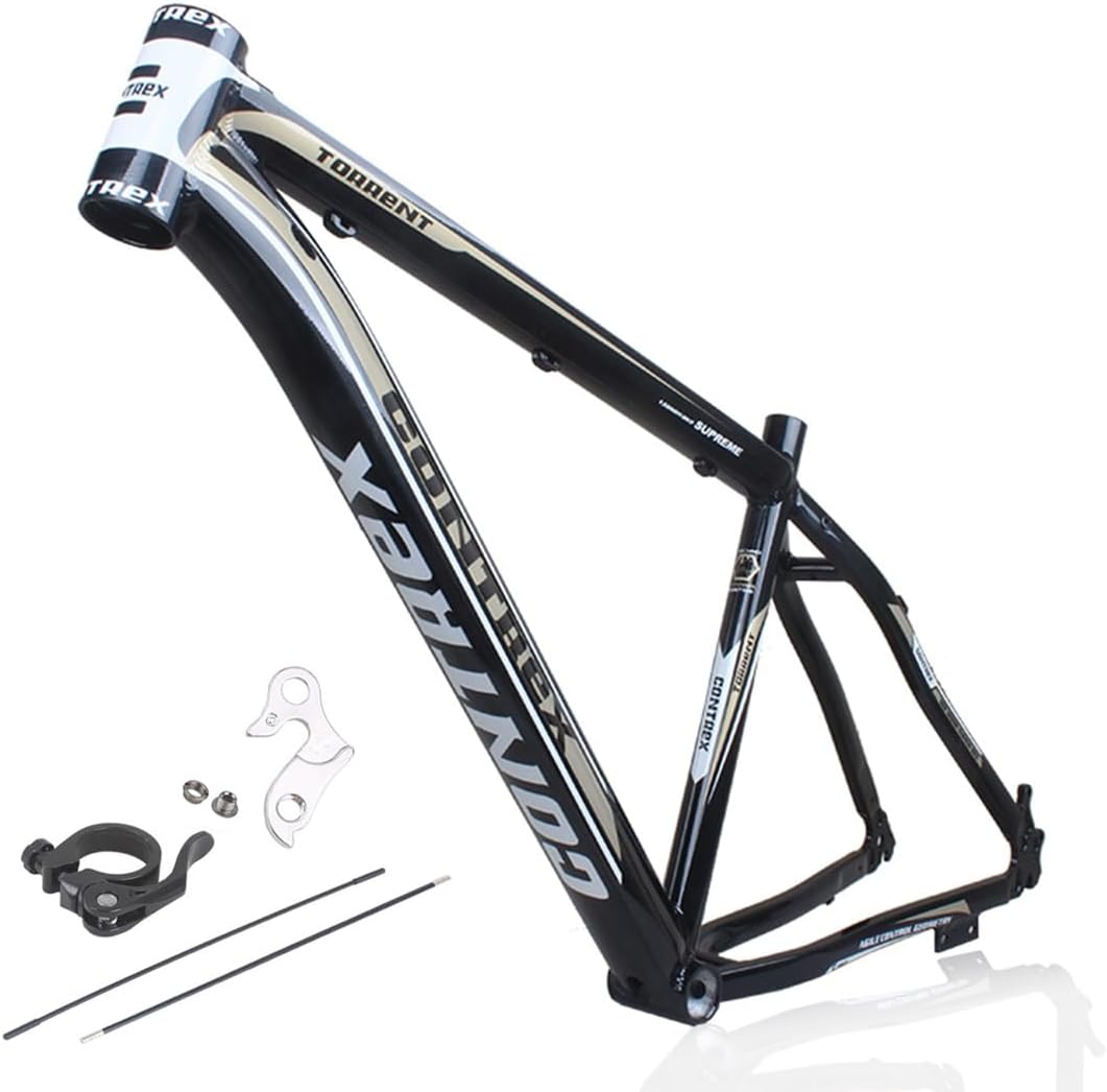 26er Mountain Bike Frame 17'' Hardtail Aluminum Alloy Bikes Frame Disc Brake Quick Release 135MM Internal Routing