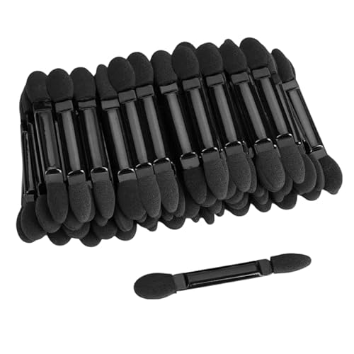 Yデパートセンター55@ 使い捨て アイシャドウチップ 50本 携帯 ミニサイズ アイシャドウブラシ メイクブラシ