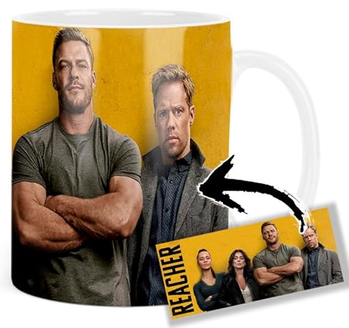 Reacher Alan Ritchson Serinda Swan Maria Sten Shaun Sipos Tasse Keramikbecher Mug für 12,99 EUR (-8%) statt 13,72 EUR bei amazon.de Bild: Reacher Alan Ritchson Serinda Swan Maria Sten Shaun Sipos Tasse Keramikbecher Mug für 12,99 EUR (-8%) statt 13,72 EUR bei amazon.de