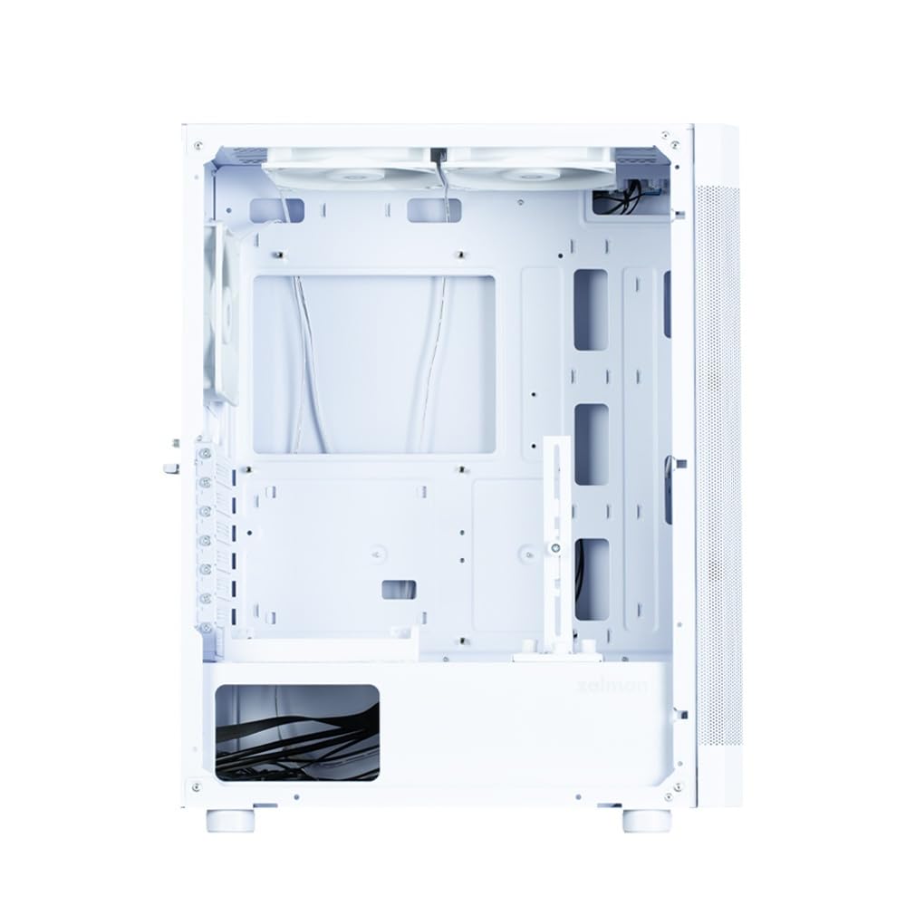 Carcasa Zalman Midi Tower blanca con refrigeración por agua
