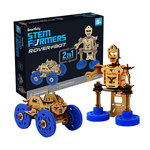 Image of Smartivity Roller Coaster Marble Slide STEM Toys & Smartivity Pirate's 8X Telescope STEM Educational DIY Fun Toys for Kids 8 to 14 & Smartivity Stem Formers Rover Bot Stem Educational DIY Fun Toys
