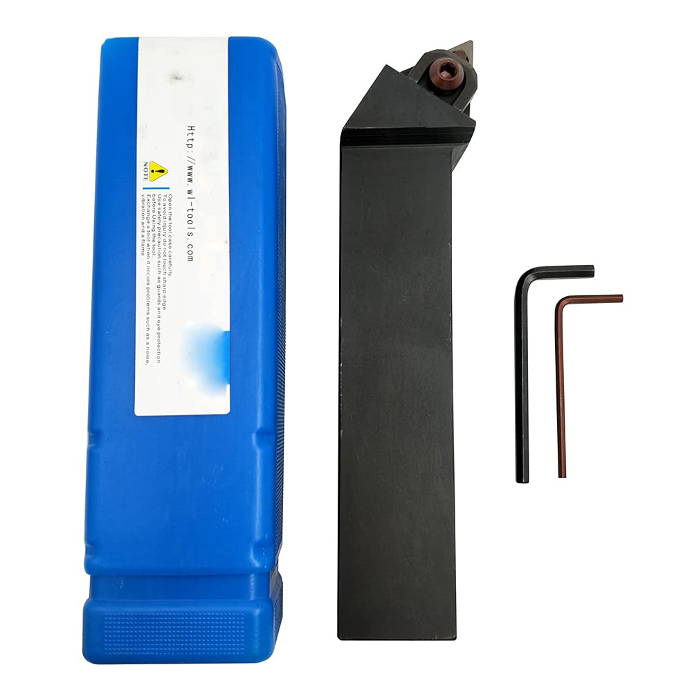 1.25" WTJNL 3232P16 Lathe External Turning & Profiling Tool Holder Main Angle 93° Holder Lathe Cutting Tools for 60° Triangle Carbide Inserts TNMG33