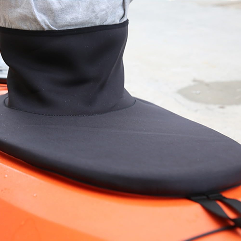 Gdfnmogo Neoprene For Kayak Spray Skirt Deck Canoe Cockpit Cover 90x52cm with Elastic Adjustable Belt for Secure Fit in Outdoor Water Sports