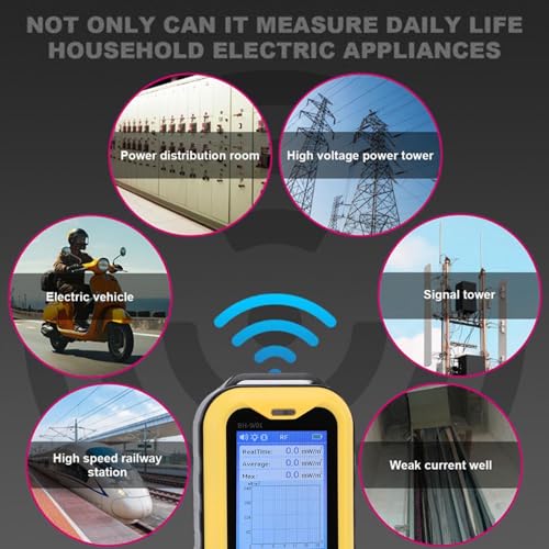 Medidor EMF 3 en 1 con gráfico y alarmas miniatura 3
