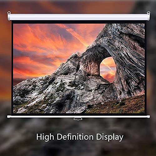 Pantalla de proyección manual 72 pulgadas 16:9 miniatura 4