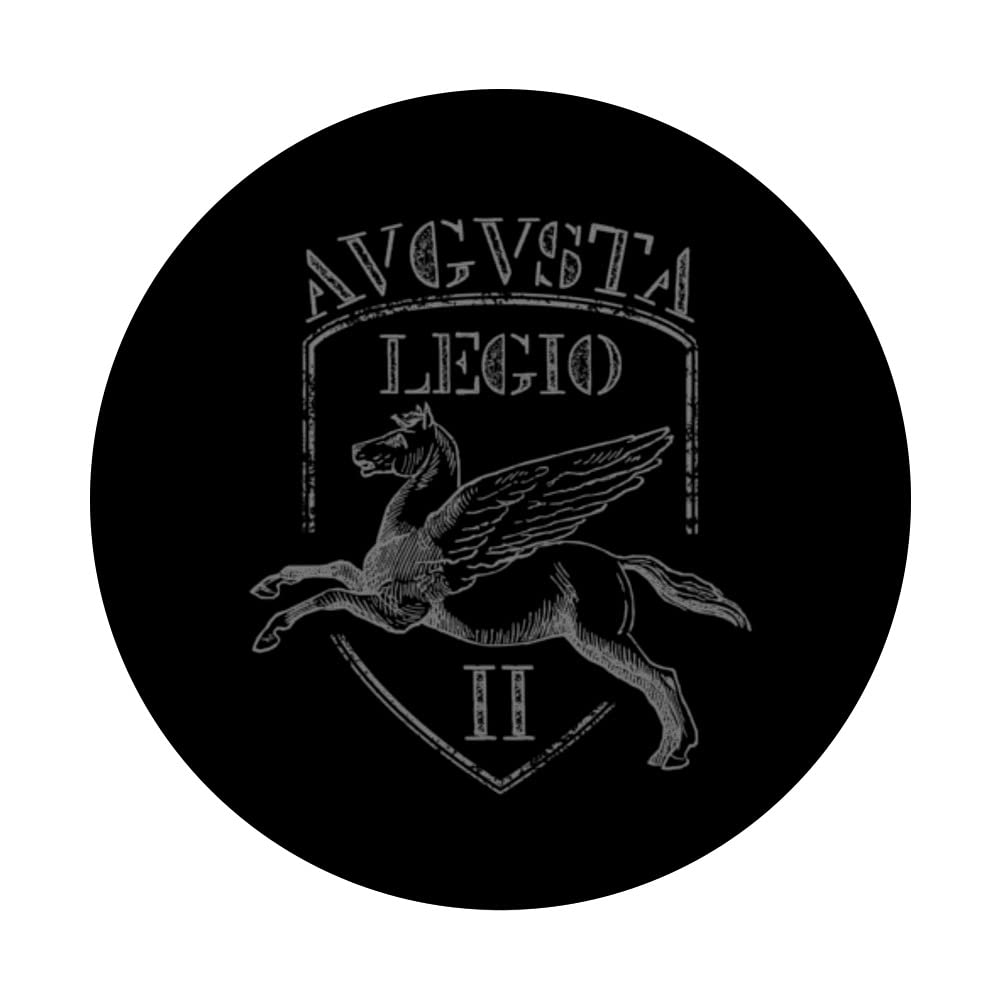 Legio II Augusta Roman Legion Empire Pedites Legionary PopSockets Swappable PopGrip, Black - Image 3