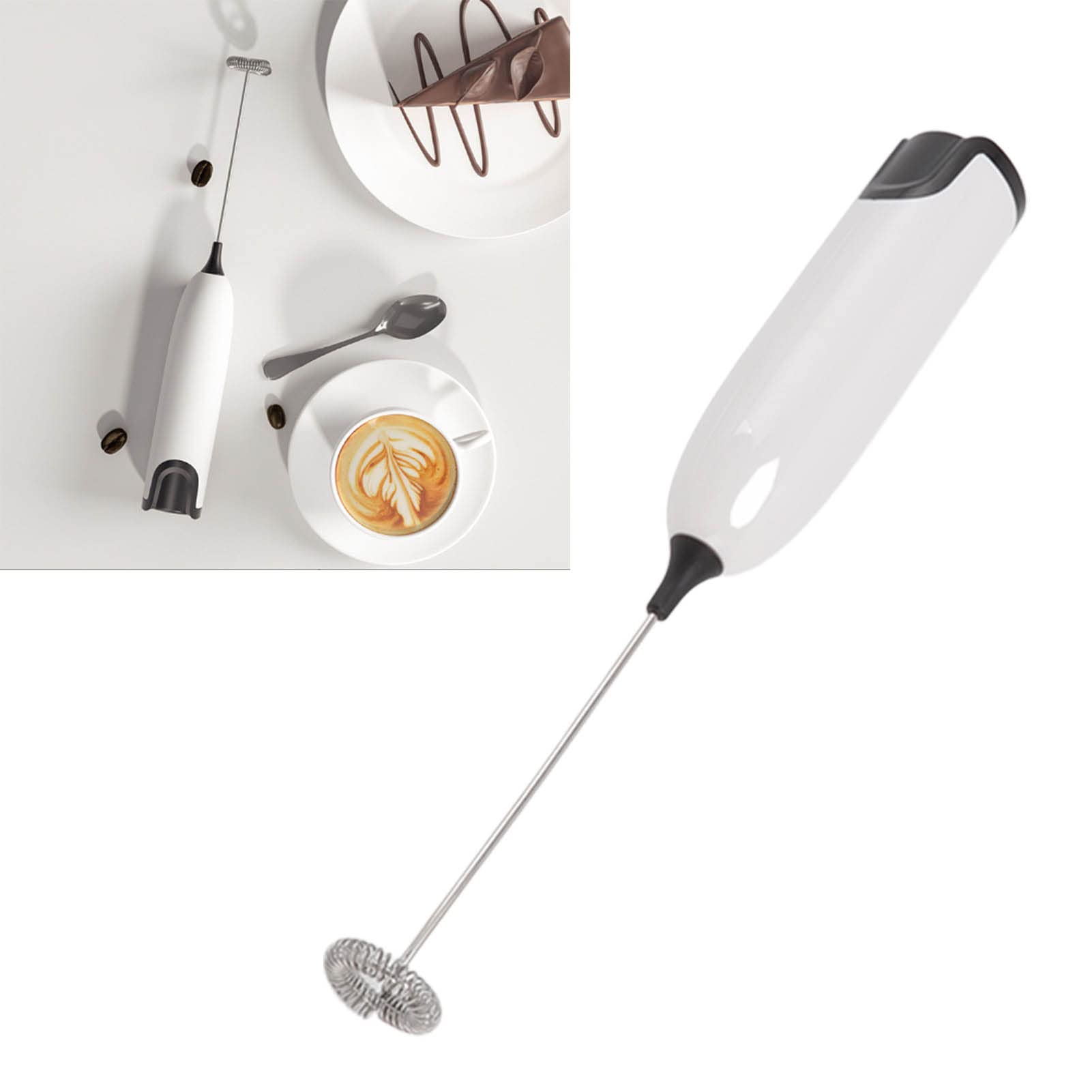Mixerblender - Krachtige elektrische -handopschuimer,Staafmixer, Schuimmaker voor Lattes, Koffieklopper Schuimmixer voor Matcha, Frappe, Warme Chocolademelk Mixerblender - Krachtige elektrische -handopschuimer,Staafmixer, Schuimmaker voor Lattes, Koffieklopper Schuimmixer voor Matcha, Frappe, Warme Chocolademelk
