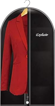 100 * 60cm Breathable Oxford Fabric Garment Suit Clothes Covers Bags, 40 inch Suit Bag for Storage Cloth Cover, Washable, Full Zipper Long Dress, Traveling Easy to Carry