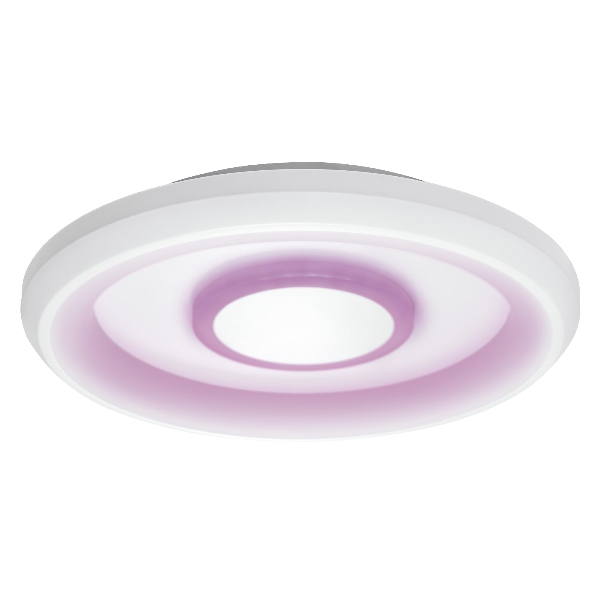 LEDVANCE ORBIS STEA SMART+ WiFi Leuchte, Ø 48cm, dimmbare runde LED Deckenleuchte für den Innenbereich, 32W, Farbtemperatur 2700-6500K, 2150 Lumen, 2 LED RGB Modul, runde Design-Leuchte, weiß