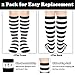 Kids Halloween Socks Kids Black and White Striped Socks Knee High Sock Girls Halloween Sock Witch Accessories for Girls