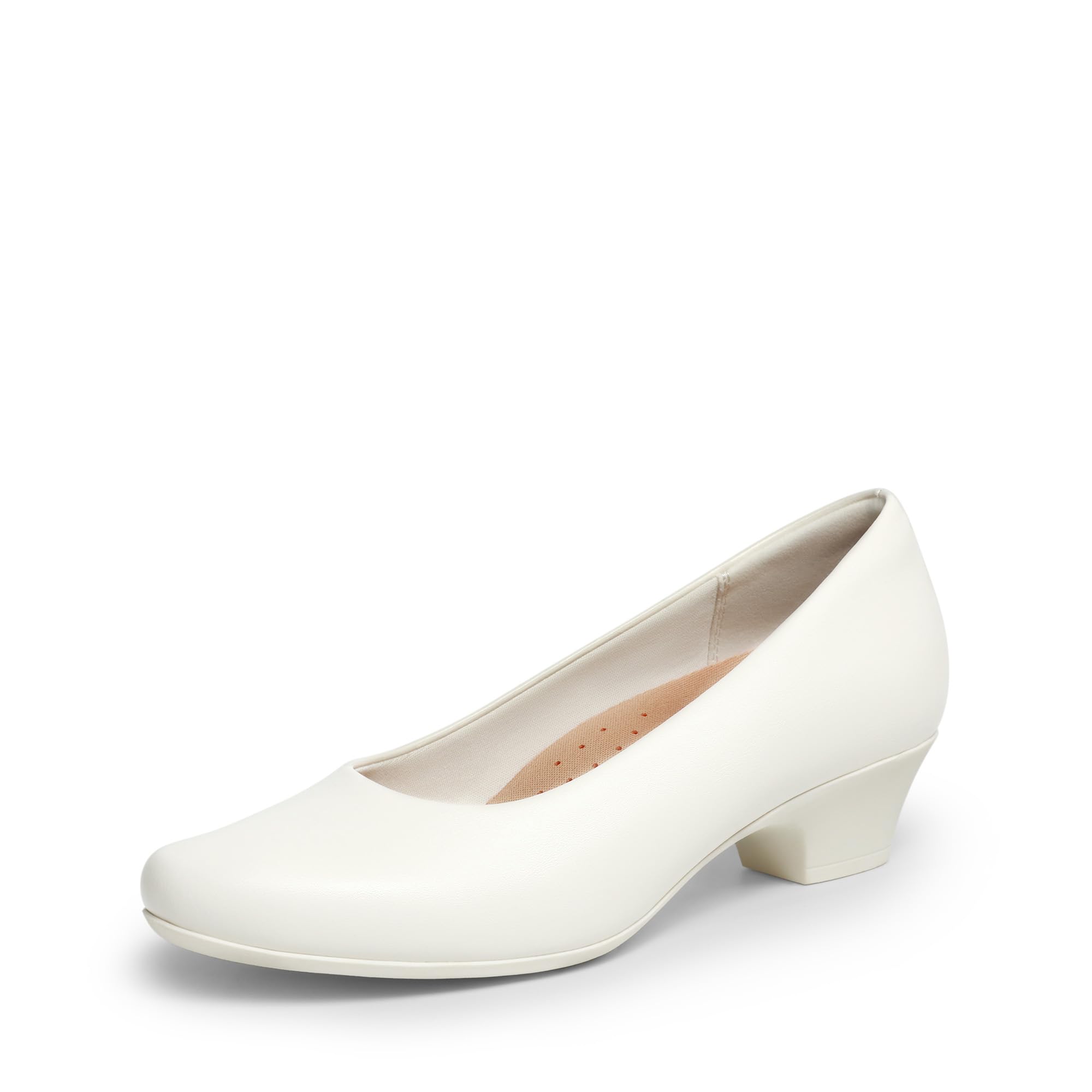 DREAM PAIRS Damen-Pumps mit Blockabsatz, Bequem Slip On Büro Business, Hochzeit und Freizeit Schuhe