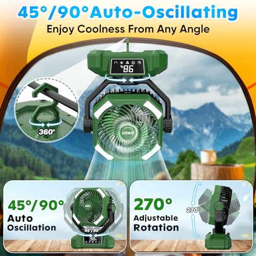 Portable-Fan-Rechargeable-20000mAh-Battery-Operated-Oscillating-Fan-with-Touch-Screen-5-Speeds-Cordless-Desk-Camping-Fan-with-LED-Display-for-Home-Jobsite-Outdoor-Tent-Beach-8-Timing-Lantern
