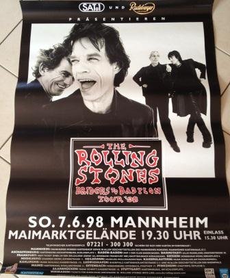 Affiche Rolling Stones 85x120 cm pour créer une ambiance rock vintage dans votre studio